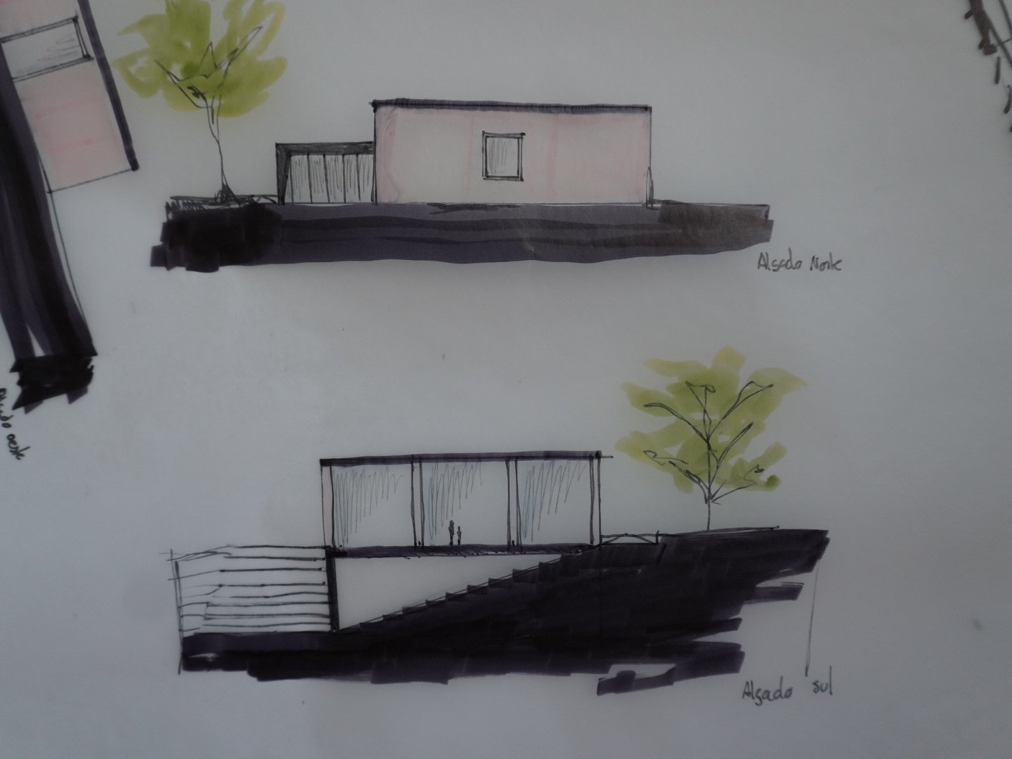 Alçados e relação com o exterior